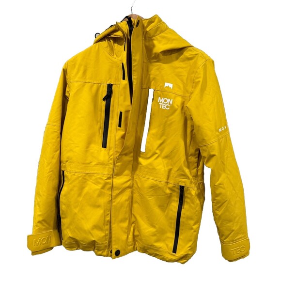 MonTec Women's Yellow Fawk Activewear Ski Insulated Hoodie Jacket Size XS - Picture 1 of 10